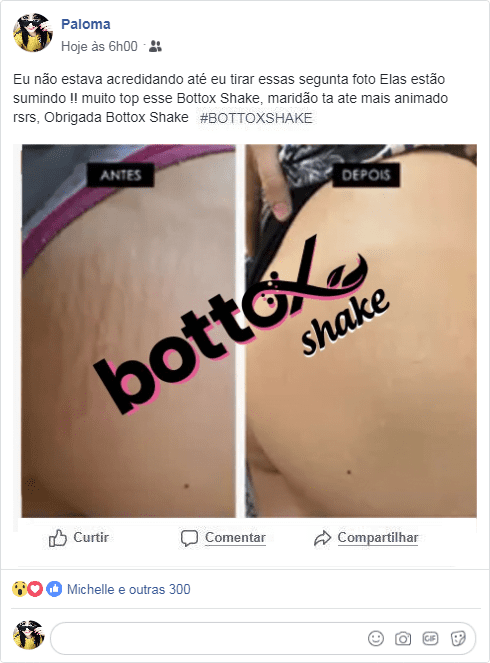 Bottox Shake tratamento para celulites