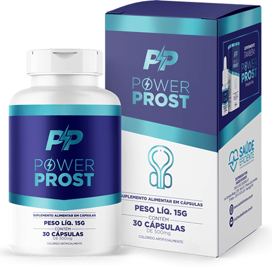 PowerProst Caps Forma Natural de Tratar a Próstata