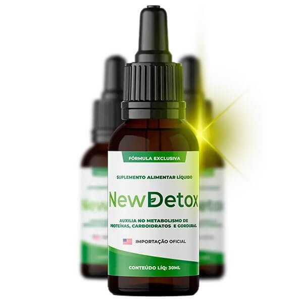 New Detox Gotas Emagrecedor Natural