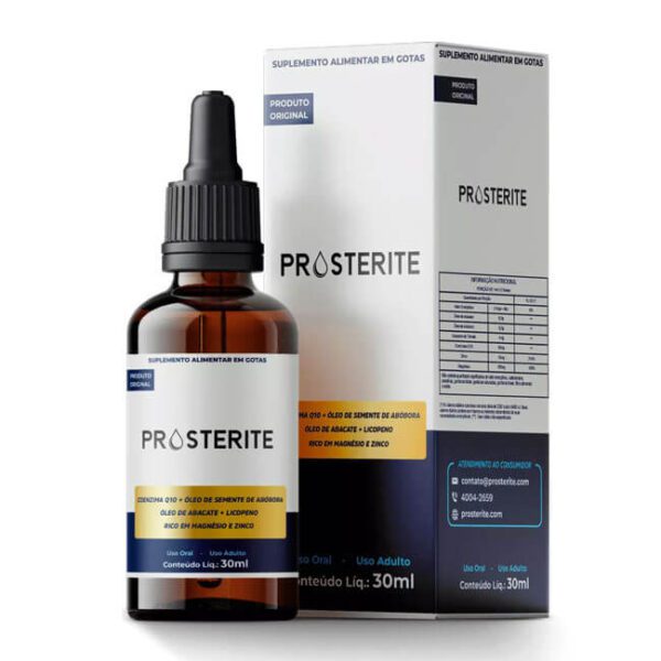 Prosterite: Gotas anti-inflamatórias que ajudam a combater problemas relacionados à próstata com ingredientes naturais em gotas