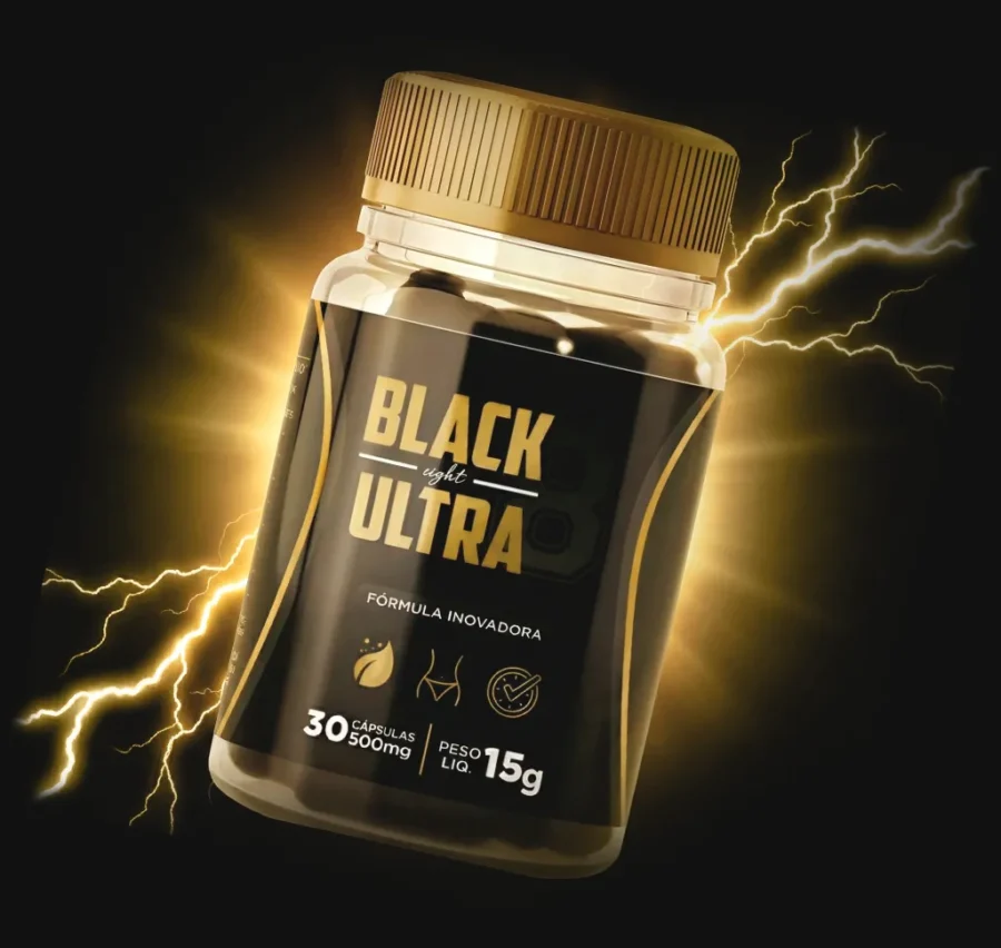 Black Eight Ultra suplemento em cápsulas para controle de apetite e saciedade