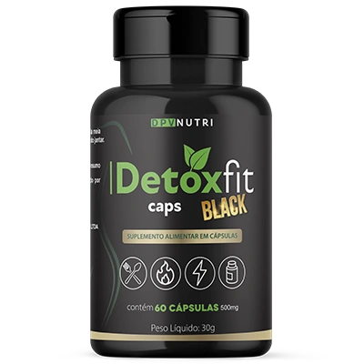 DETOX FIT CAPS BLACK